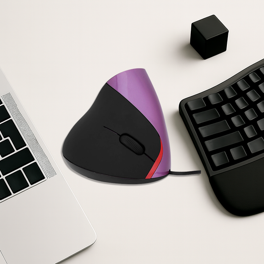 Souris Ergonomique Filaire - Verticale USB 3 DPI Ajustable