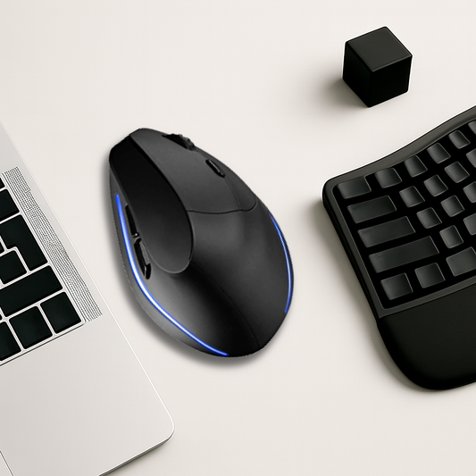 Souris Ergonomique Sans Fil - Rechargeable Verticale 2400 DPI