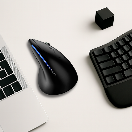 Souris Ergonomique Sans Fil - Verticale Confort Poignet 2400 DPI
