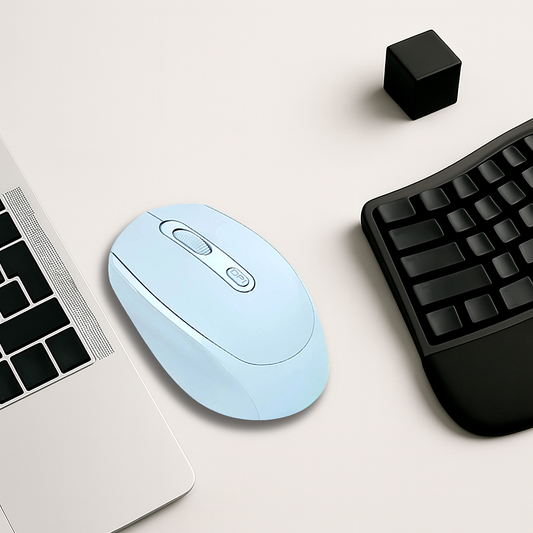 Souris Ergonomique Sans Fil - Silencieuse Compacte 1600 DPI