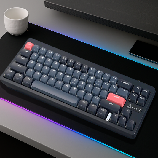 Clavier Gaming Sans Fil - QWERTY Mécanique 68 Touches Bluetooth