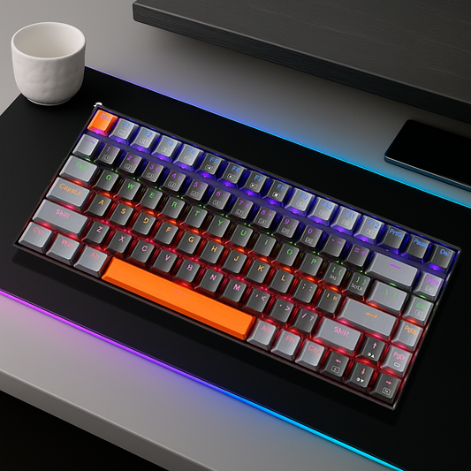Clavier Gaming Filaire - QWERTY Mécanique RGB Hot Swapable