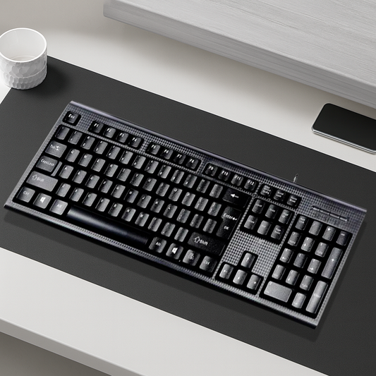 Clavier PC Mécanique Filaire - QWERTY 104 Touches USB