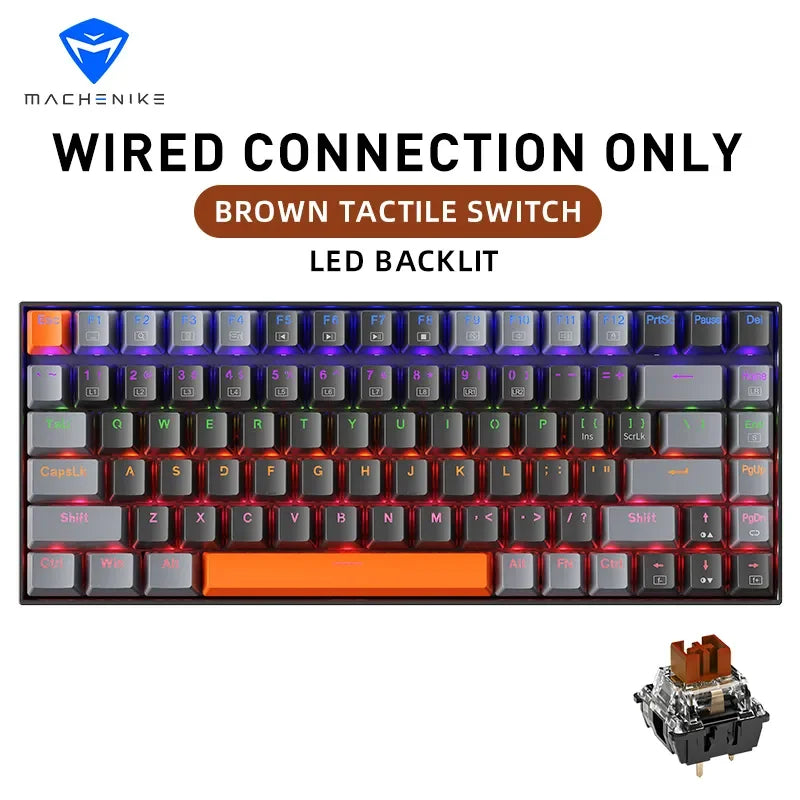 Clavier Gaming Filaire - QWERTY Mécanique RGB Hot Swapable