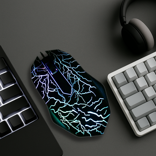 Souris Gaming Filaire - RGB Respirant 1000 DPI