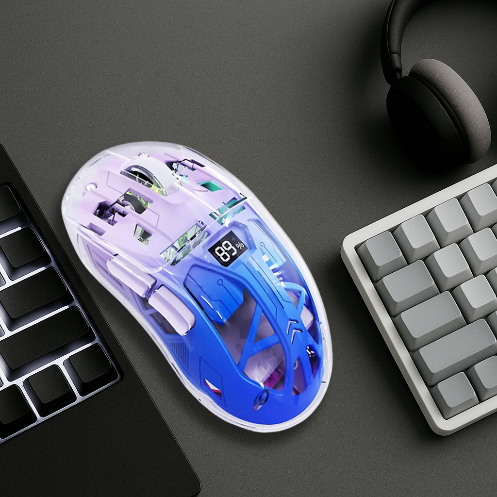 Souris Gaming Sans Fil - Double Mode 4000 DPI