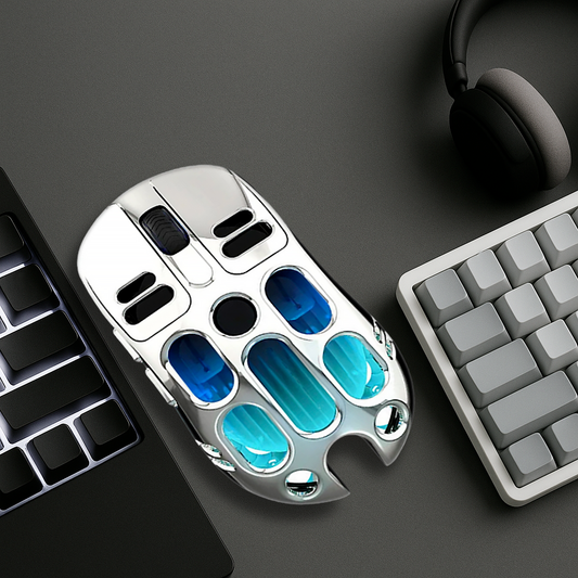 Souris Gaming Sans Fil - Double Mode Alvéolé 4000 DPI