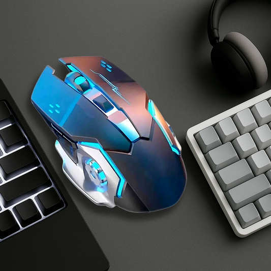 Souris Gaming Sans Fil - LED Respirantes 3 DPI Ajustable
