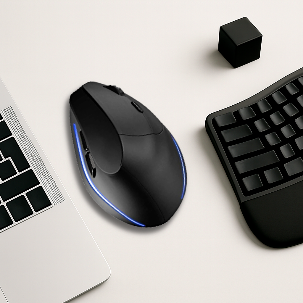 Souris Ergonomique Sans Fil - Rechargeable Verticale 2400 DPI