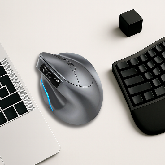 Souris Ergonomique Sans Fil - Verticale OLED 3200 DPI