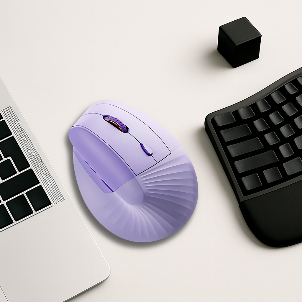 Souris Ergonomique Sans Fil - Verticale Boss Button 1600 DPI