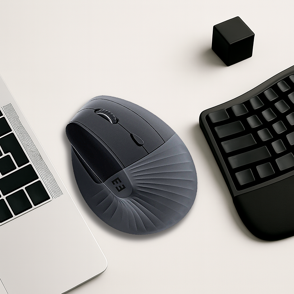 Souris Ergonomique Sans Fil - Verticale Boss Button 1600 DPI