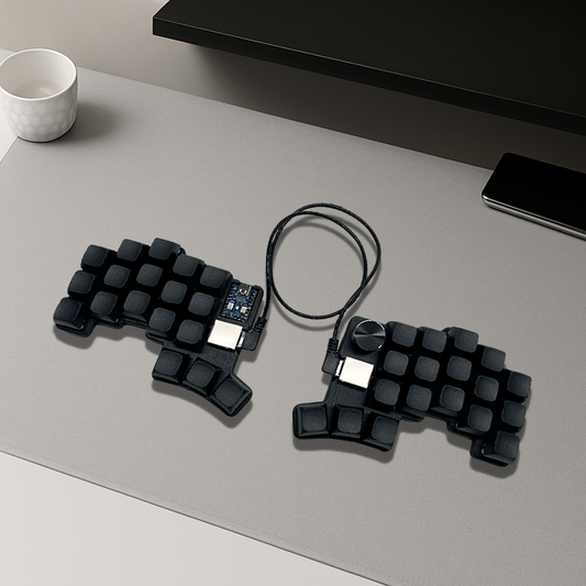 Clavier Ergonomique Mécanique Filaire - QWERTY Split Compact