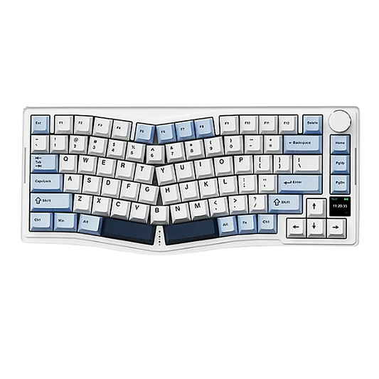 Clavier Ergonomique Sans Fil - QWERTY Mécanique Tri Mode