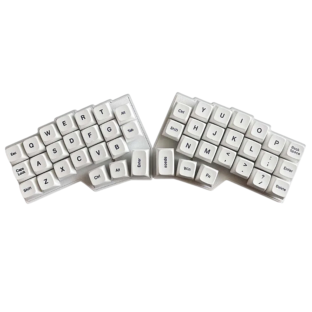 Clavier Ergonomique Sans Fil - QWERTY Split Ultra Portable