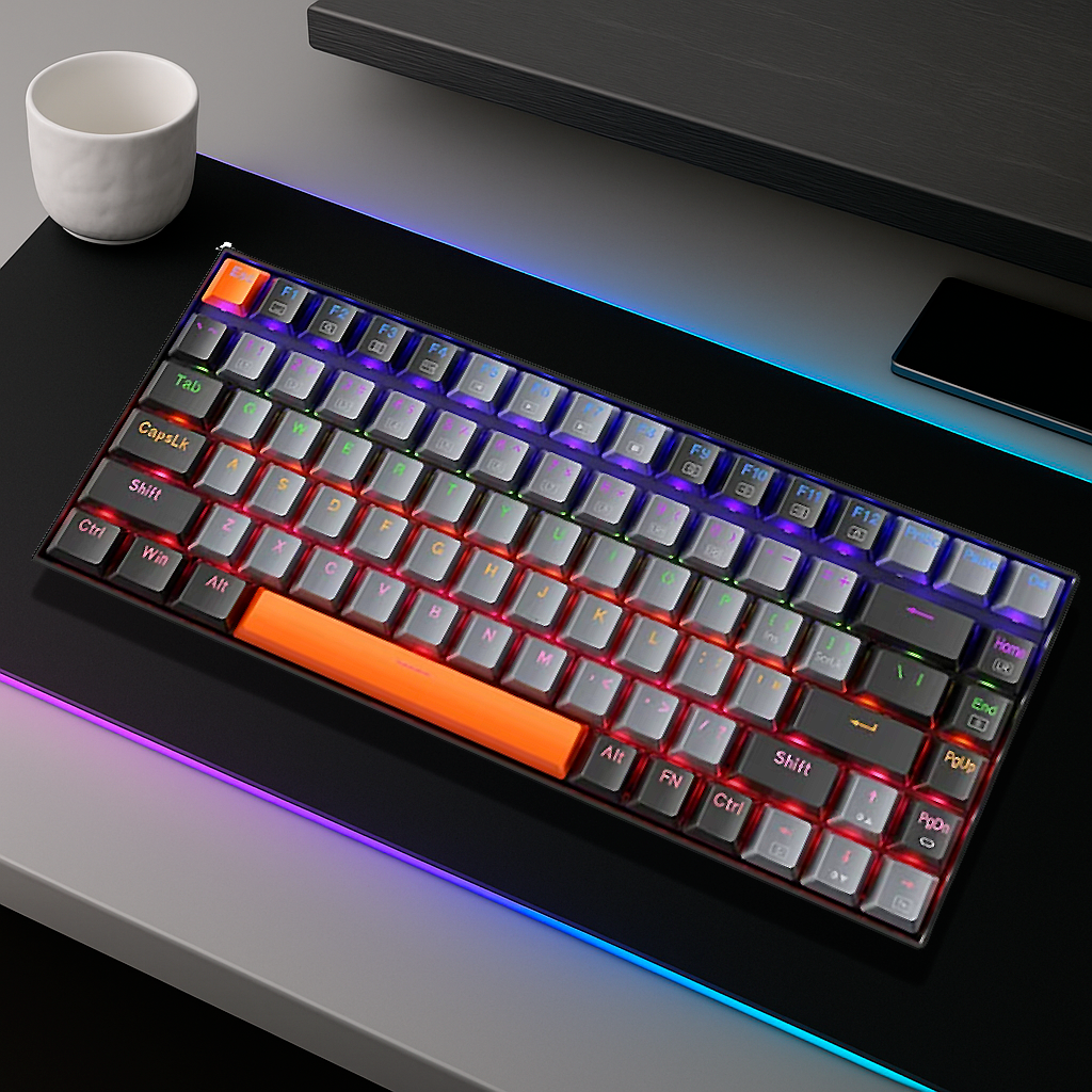 Clavier Gaming Filaire - QWERTY Mécanique RGB Hot Swapable
