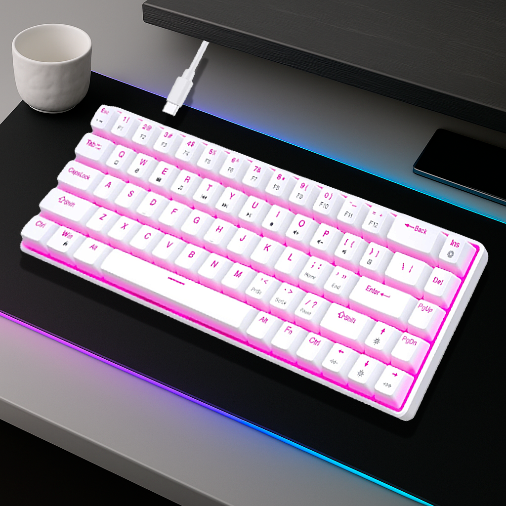 Clavier Gaming Filaire - QWERTY Mécanique Switch RGB