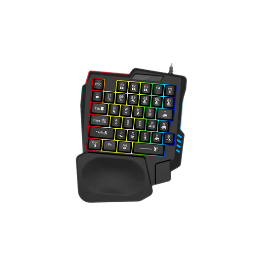 Clavier Gaming Filaire - QWERTY Pavé Monomains RGB