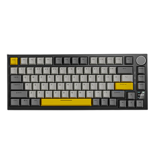 Clavier Gaming Sans Fil - QWERTY Mécanique RGB Ecran TFT