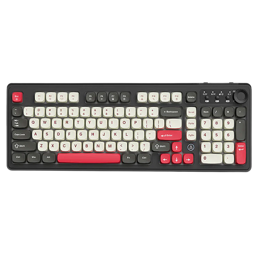 Clavier Gaming Sans Fil - QWERTY Mécanique Tri Mode Silencieux