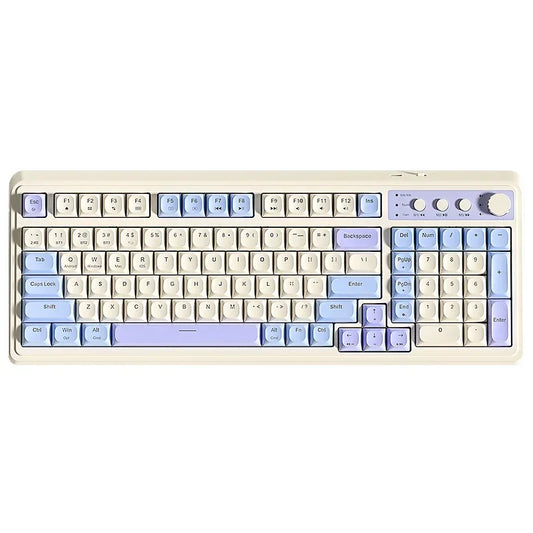 Clavier Gaming Sans Fil - QWERTY Mécanique Tri Mode