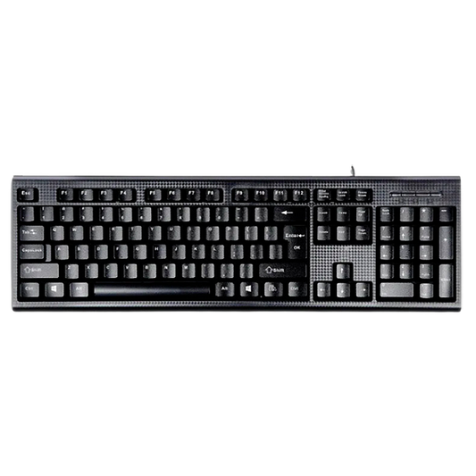 Clavier PC Filaire - QWERTY 104 Touches USB