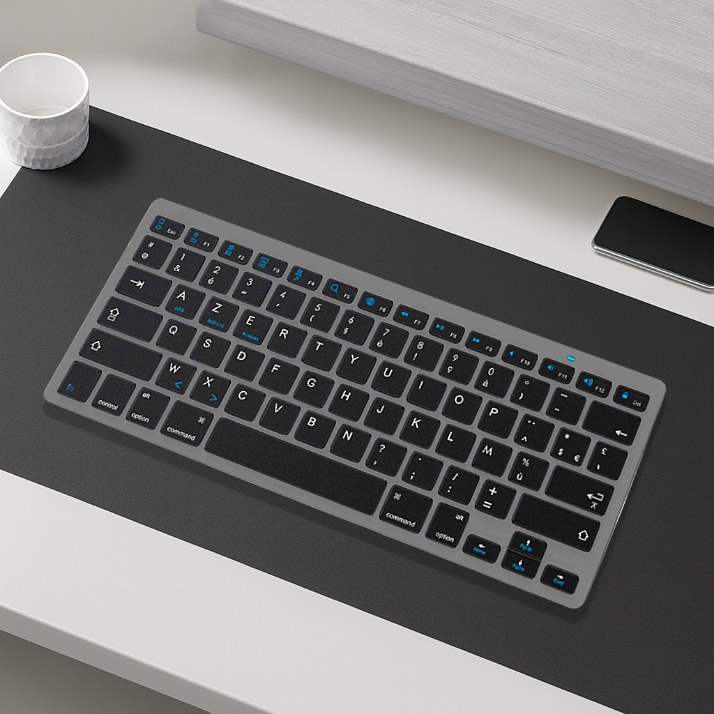 Clavier PC Sans Fil - AZERTY Ultra Fin et Silencieux