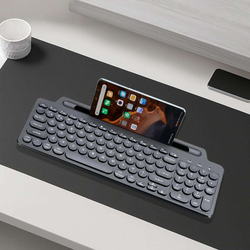 Clavier PC Sans Fil - QWERTY Multi Connexion