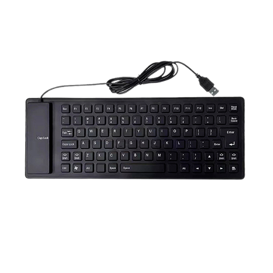 Clavier PC Filaire - QWERTY Souple Pliable 85 Touches