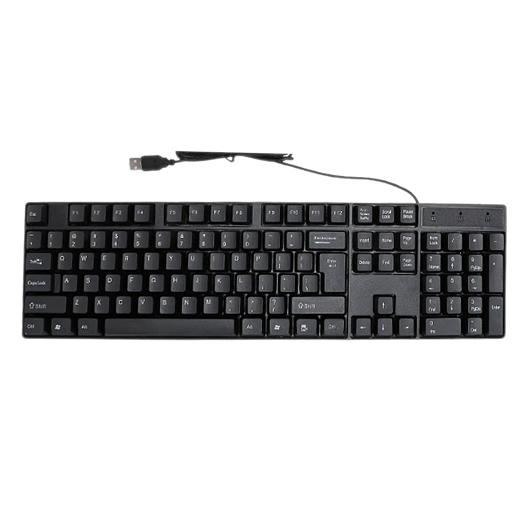 Clavier PC Mécanique Filaire - QWERTY Compact (104 touches)