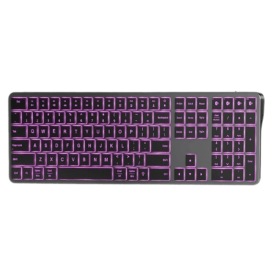 Clavier PC Sans Fil - QWERTY 104 Touches RGB