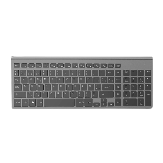 Clavier PC Sans Fil - QWERTY Fin et Silencieux