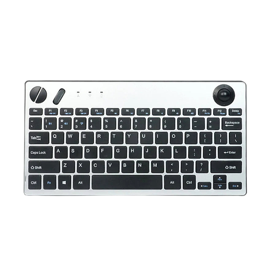 Clavier PC Sans Fil - QWERTY Trackball et Multi Connection