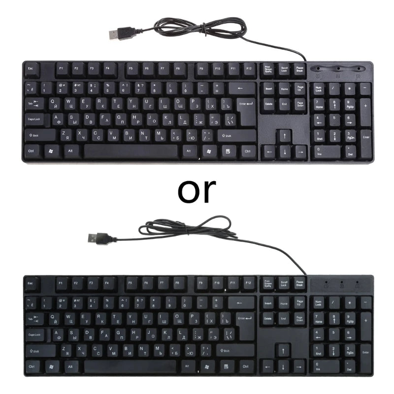 Clavier PC Mécanique Filaire - AZERTY Résistant