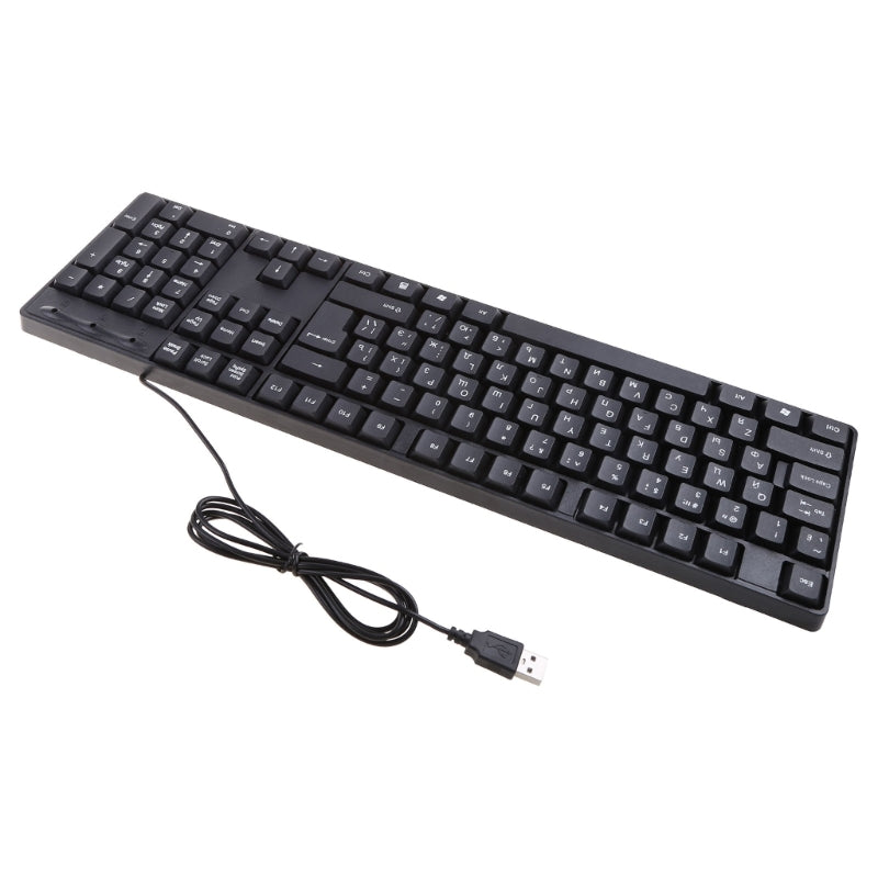 Clavier PC Mécanique Filaire - AZERTY Résistant