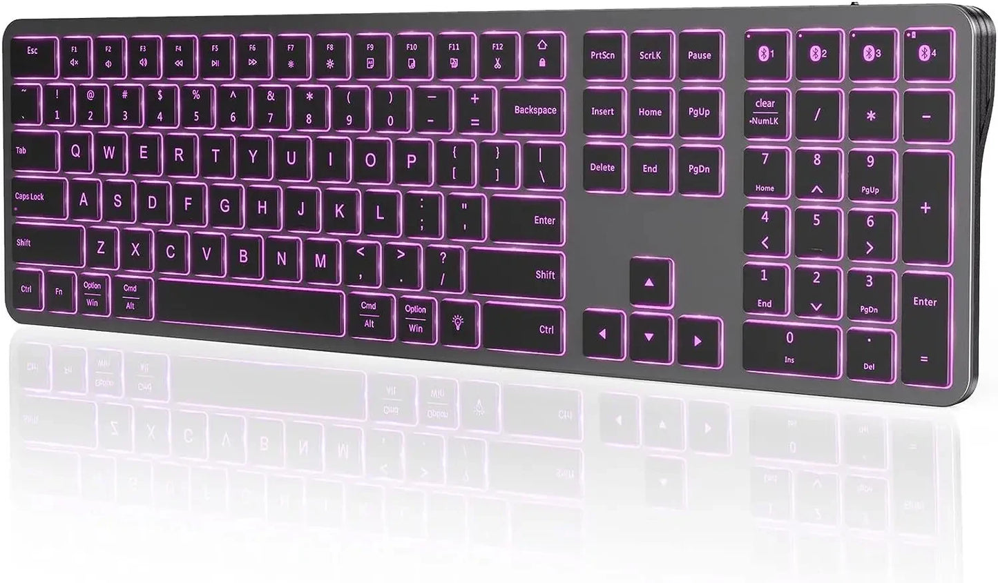 Clavier PC Sans Fil - QWERTY 104 Touches RGB