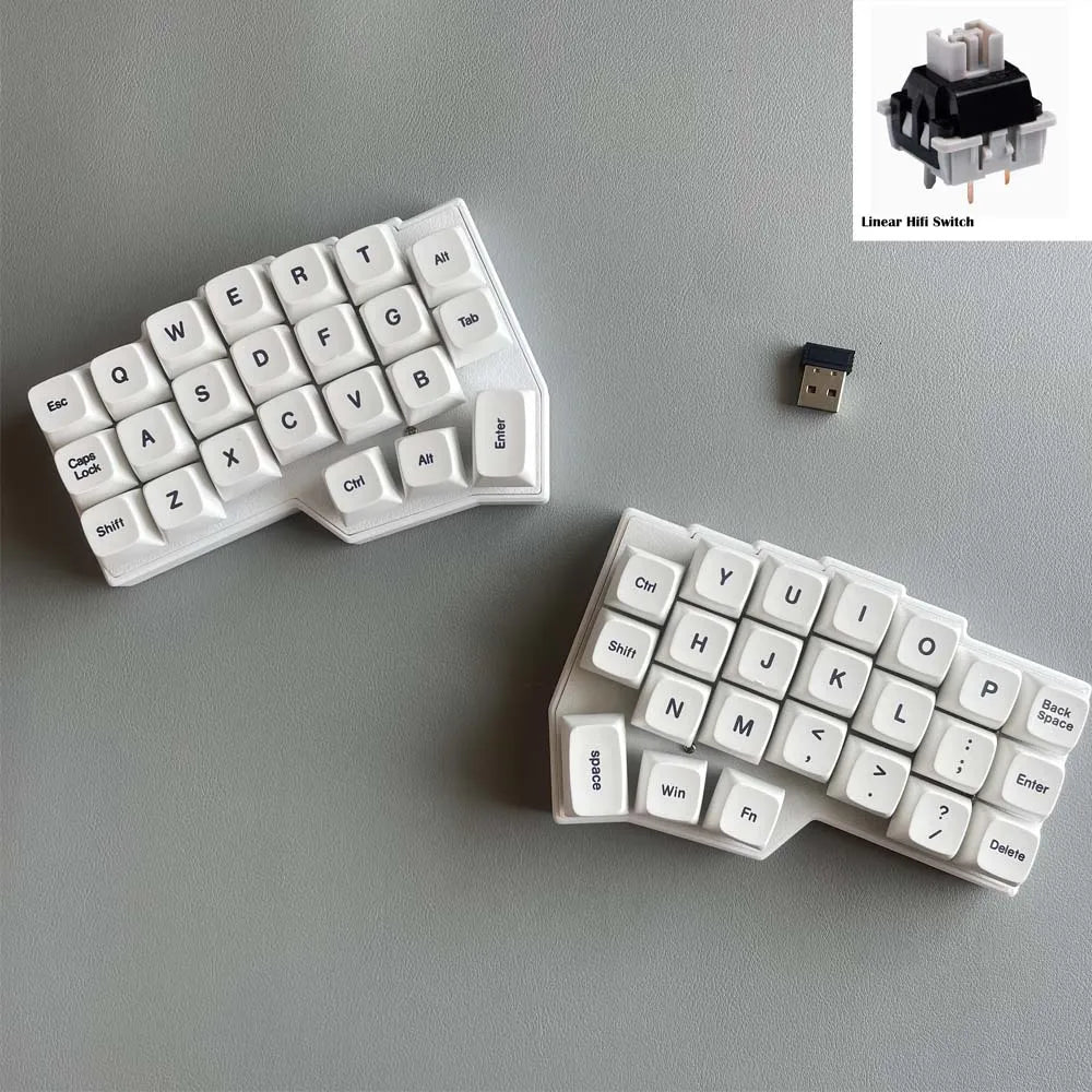 Clavier Ergonomique Sans Fil - QWERTY Split Ultra Portable