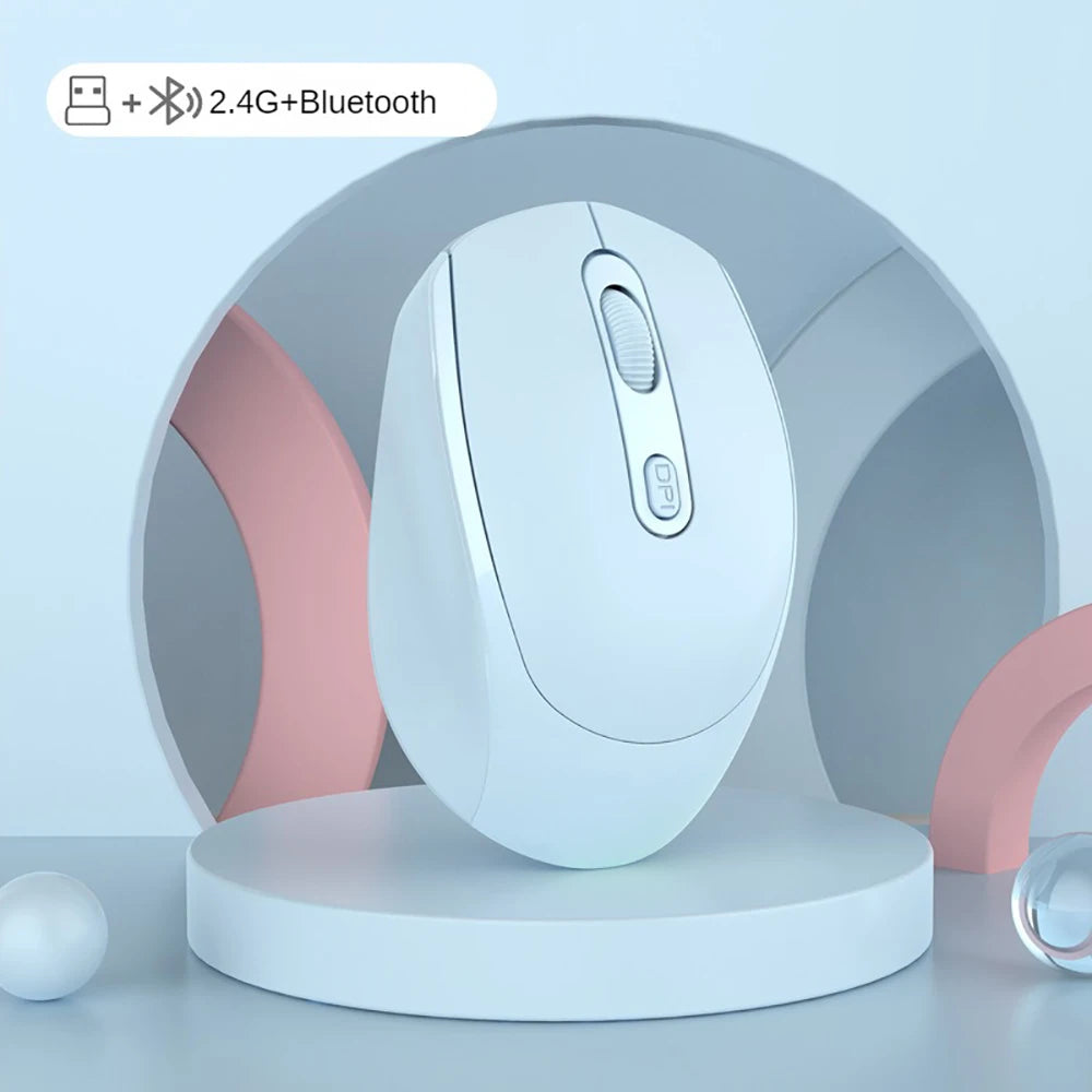 Souris Ergonomique Sans Fil - Silencieuse Compacte 1600 DPI