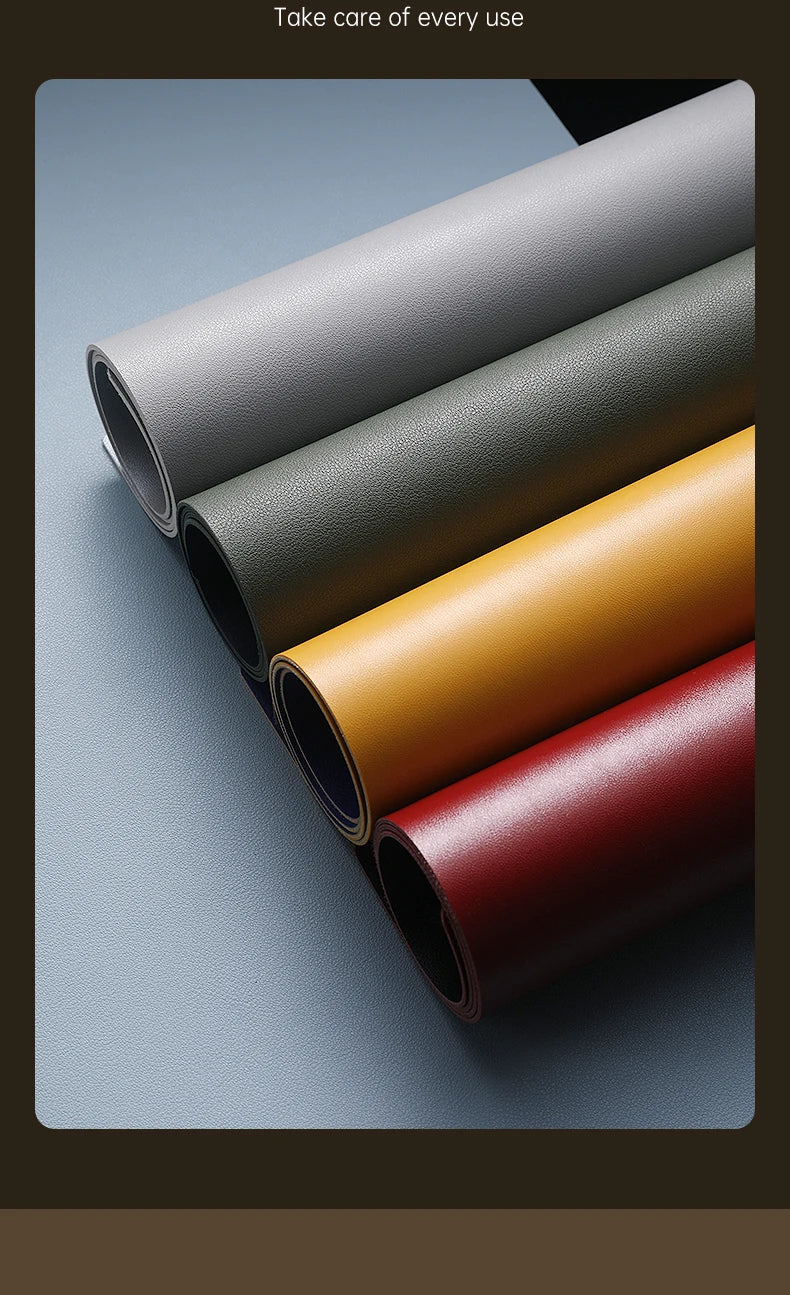 Tapis de Souris Bureau XXL - Simili Cuir Confort