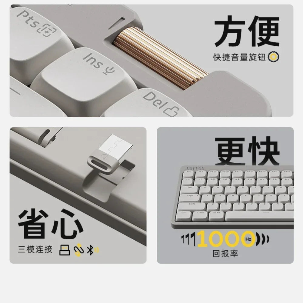 Clavier Ergonomique Sans Fil - QWERTY Flow Lite Tri Mode