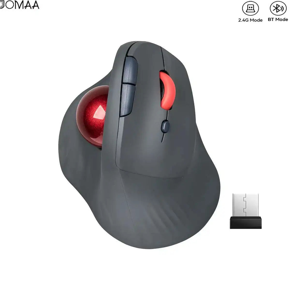 Souris Ergonomique Sans Fil - Trackball Bluetooth 2400 DPI