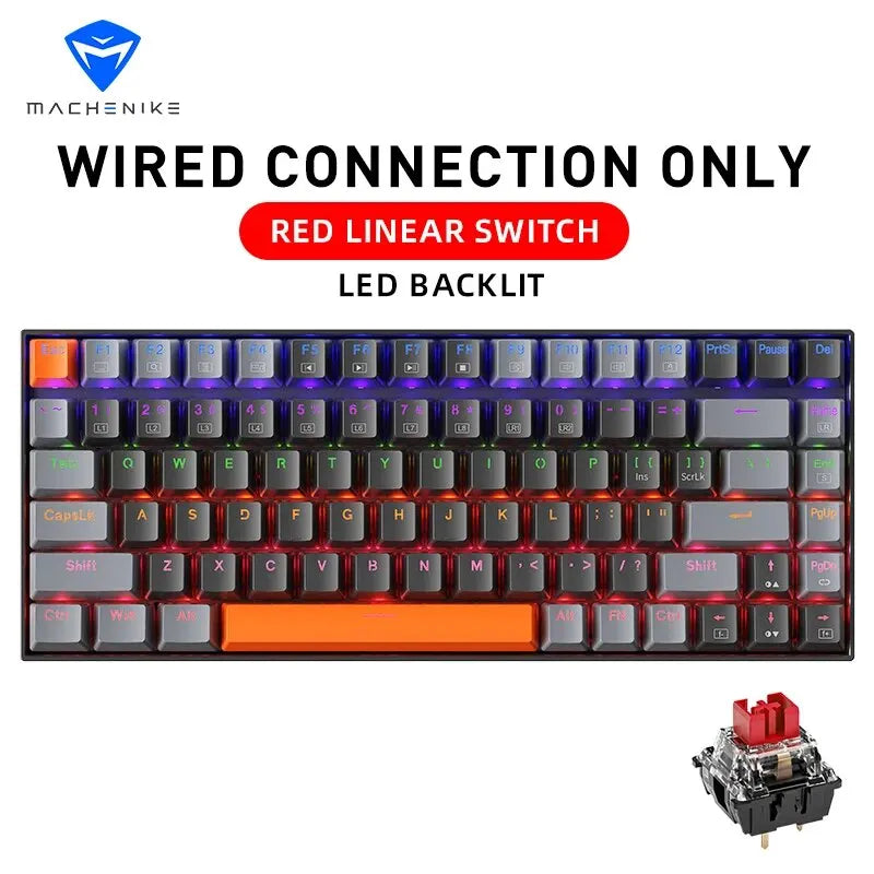 Clavier Gaming Filaire - QWERTY Mécanique RGB Hot Swapable