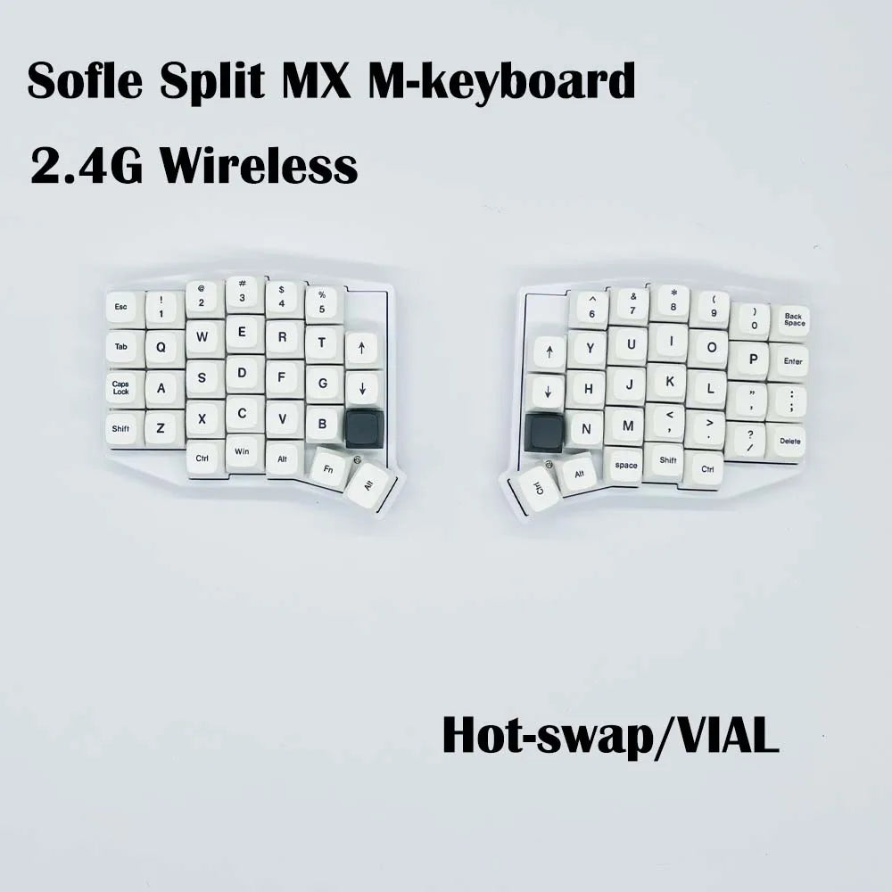 Clavier Ergonomique Filaire - QWERTY Mécanique Sofle Split