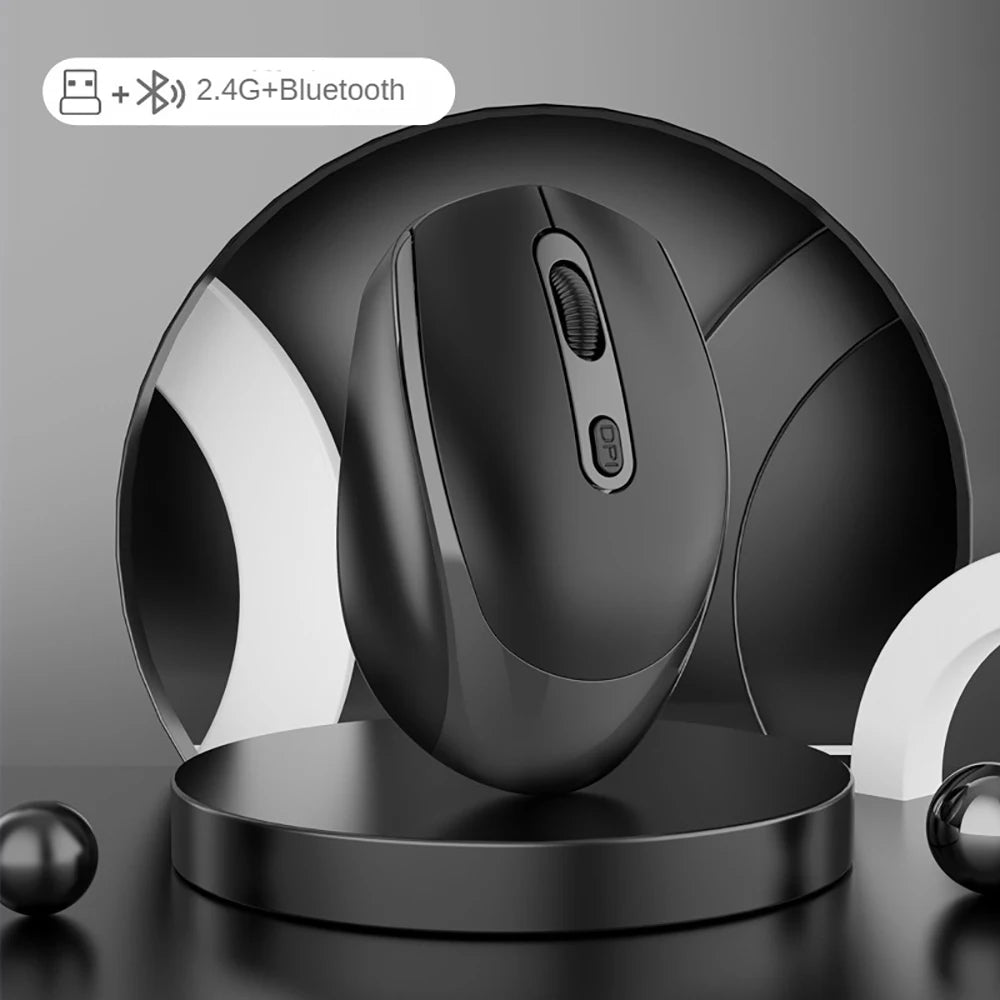 Souris Ergonomique Sans Fil - Silencieuse Compacte 1600 DPI