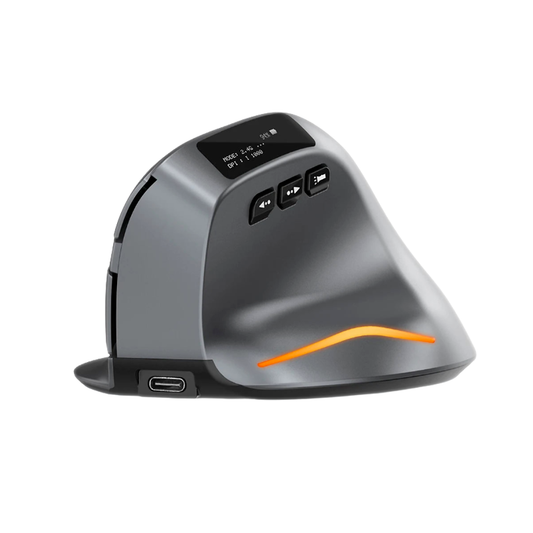 Souris Ergonomique Sans Fil - Verticale OLED 3200 DPI