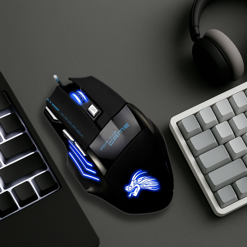 Souris Gaming Filaire - 7 Boutons RGB 5500 DPI