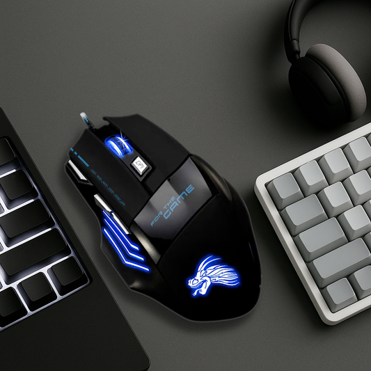 Souris Gaming Filaire - 7 Boutons RGB 5500 DPI
