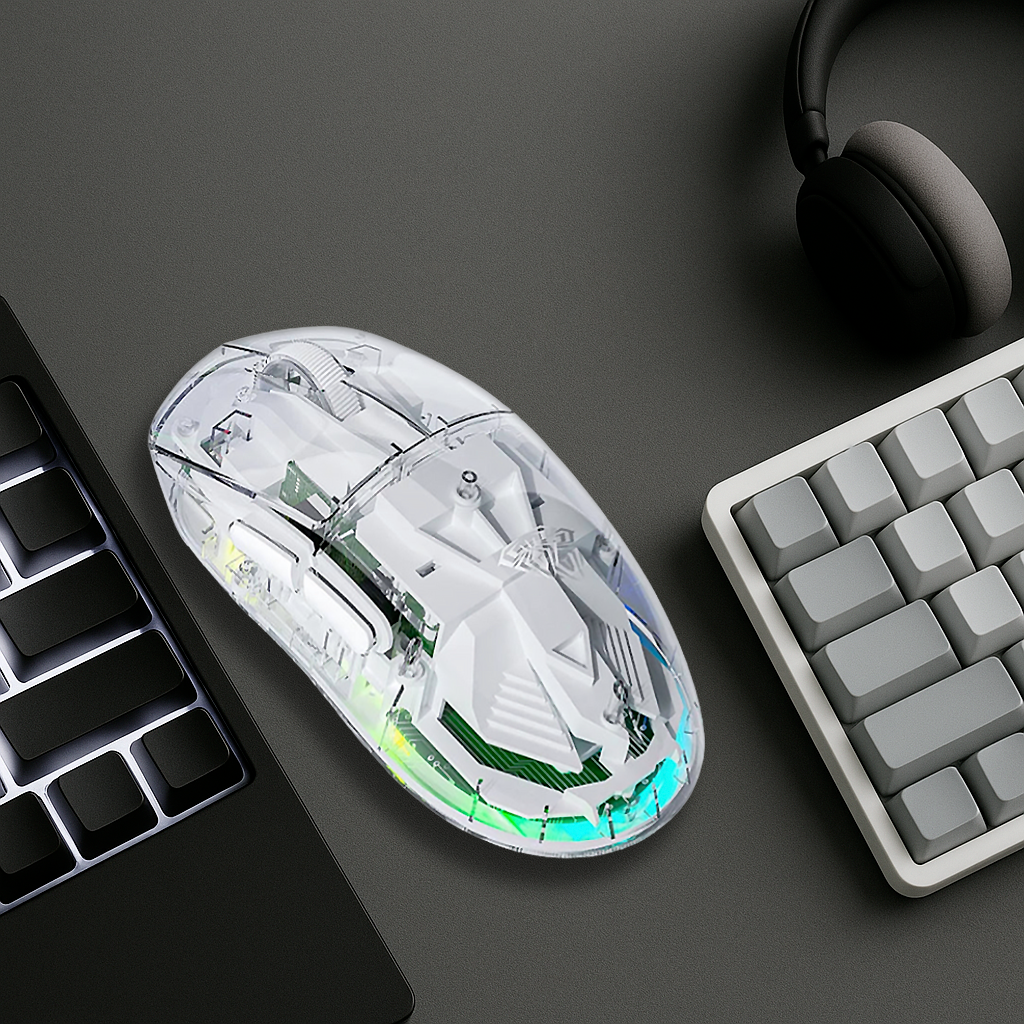 Souris Gaming Sans Fil - Molette Optique 10000 DPI