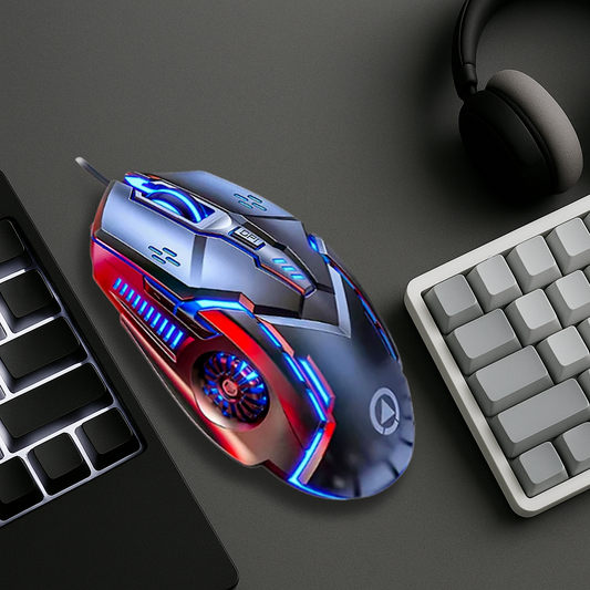 Souris Gaming Filaire - Futuriste 6 Boutons 2400 DPI