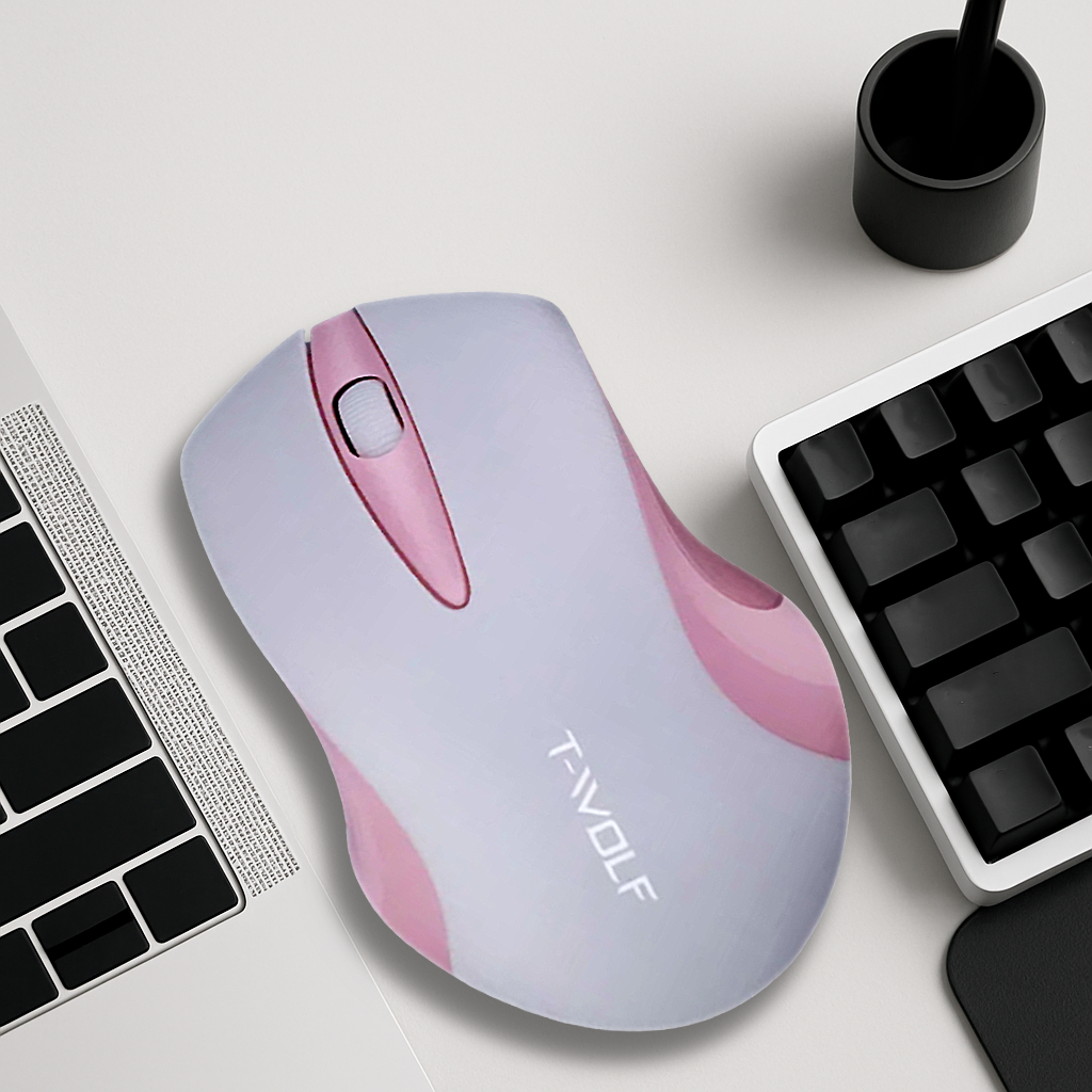 Souris PC Sans Fil - Légère 1200 DPI Ambidextre